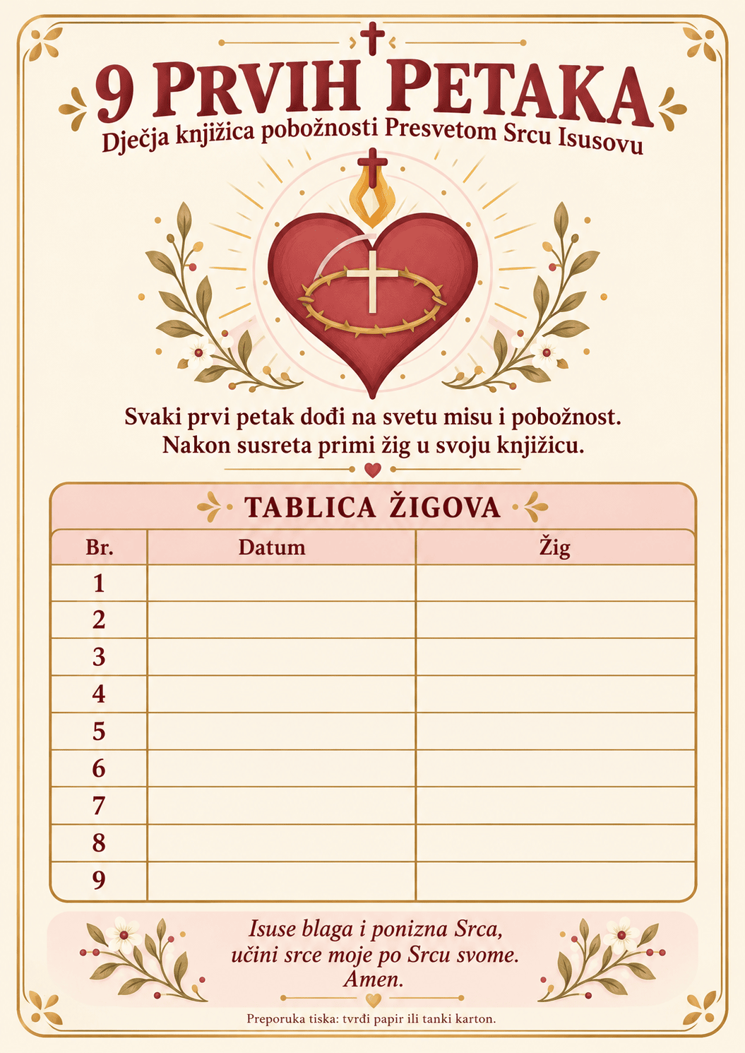Prikaz knjižice: Presveto Srce Isusovo